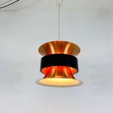 Danish copper hanging lamp, 1960s