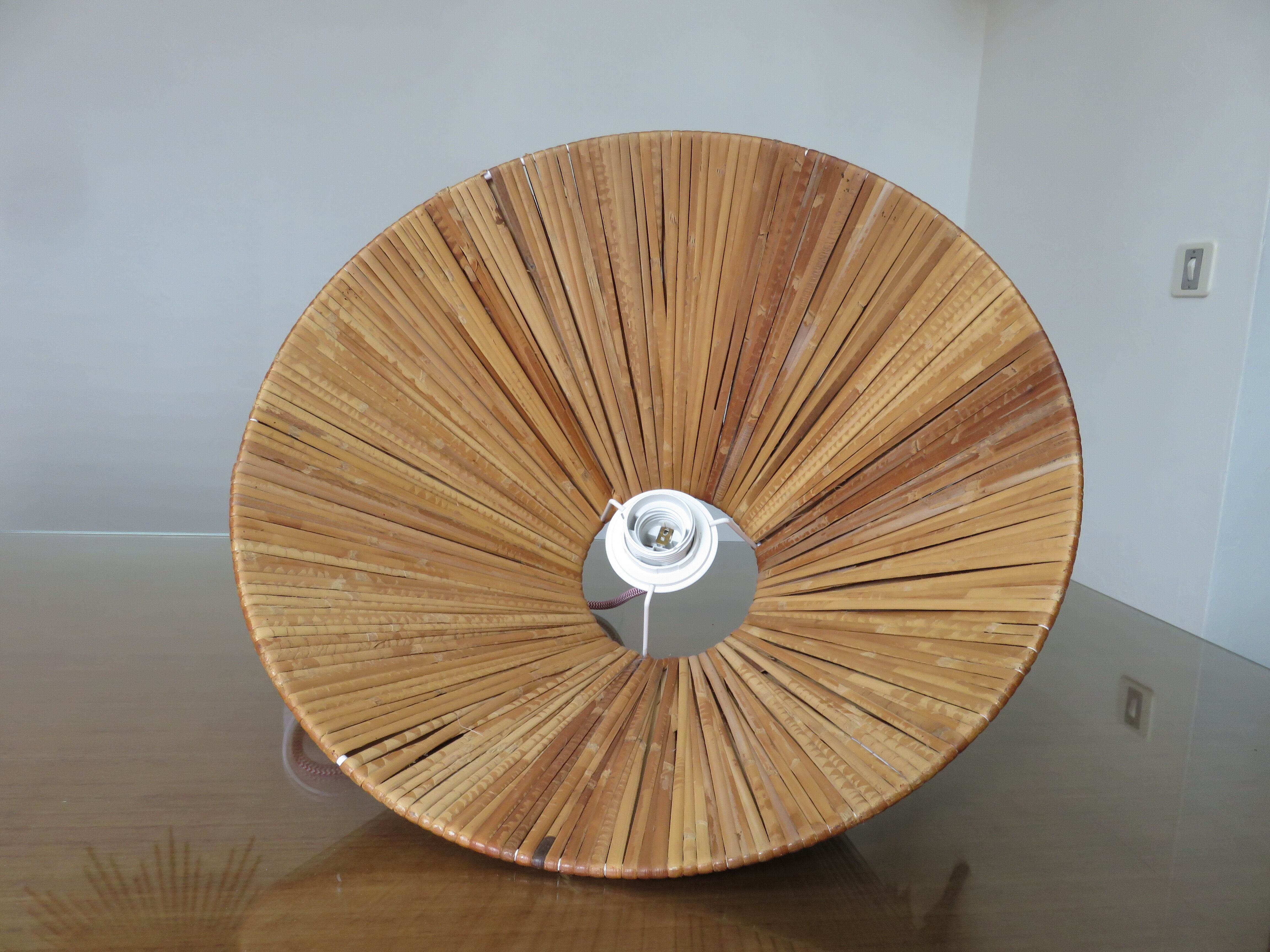 Suspension in rattan bamboo 60 years 70
