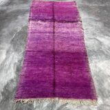 Moroccan purple carpet - 182 x 366 cm