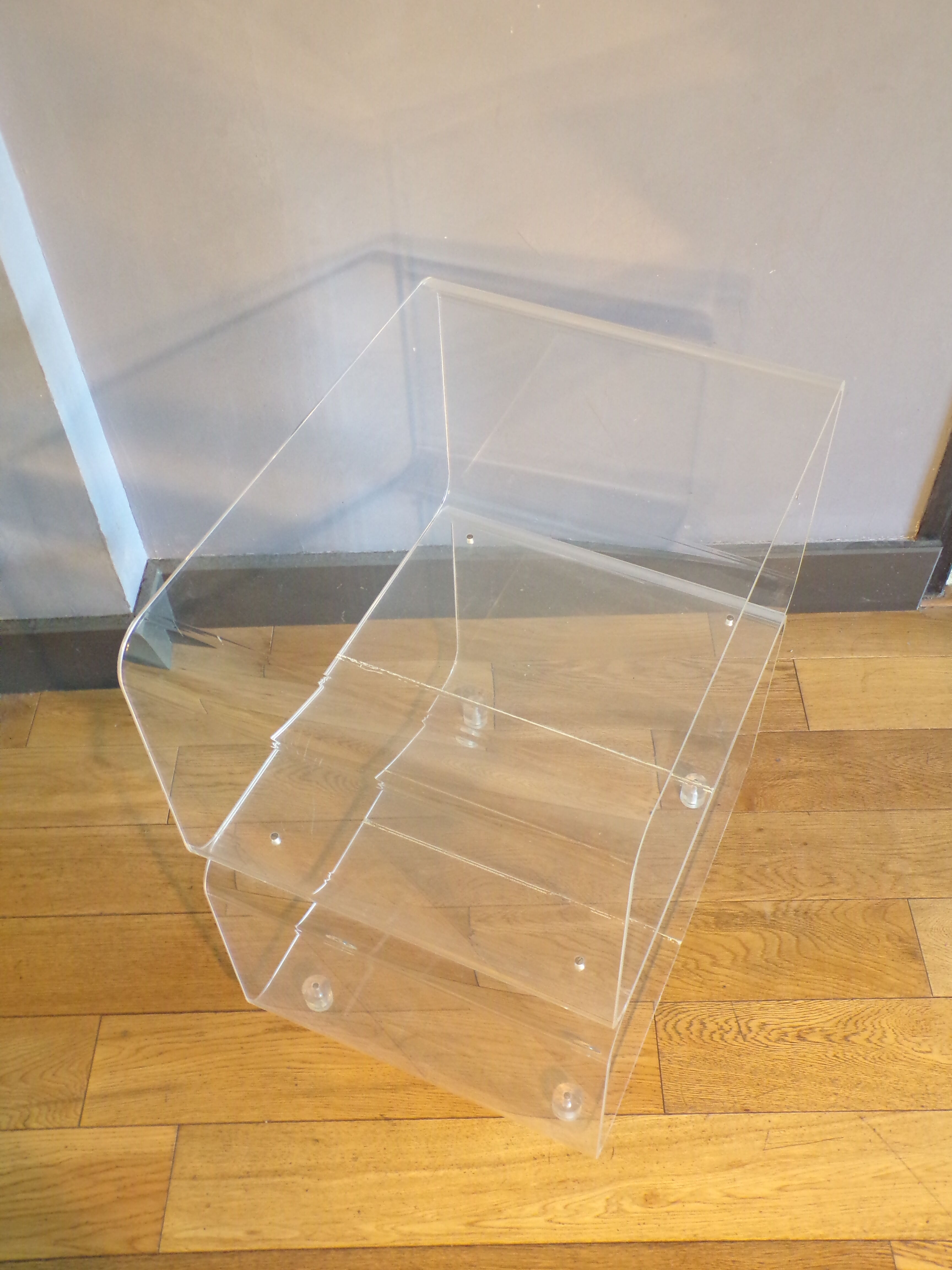 Vintage plexiglass cabinet