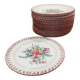 Lot 18 Dessert plates Luneville Réverbère