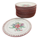 Lot 18 Assiettes à dessert Luneville Réverbère