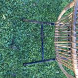 Rattan armchair Dirk Van Sliedregt for Rohe Noordewolde 60s