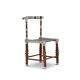 Chaise à décor de métal martelé, 20e siècle
