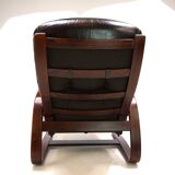 Westnofa The Panter leather lounge chair by Arnt Lande, 1970