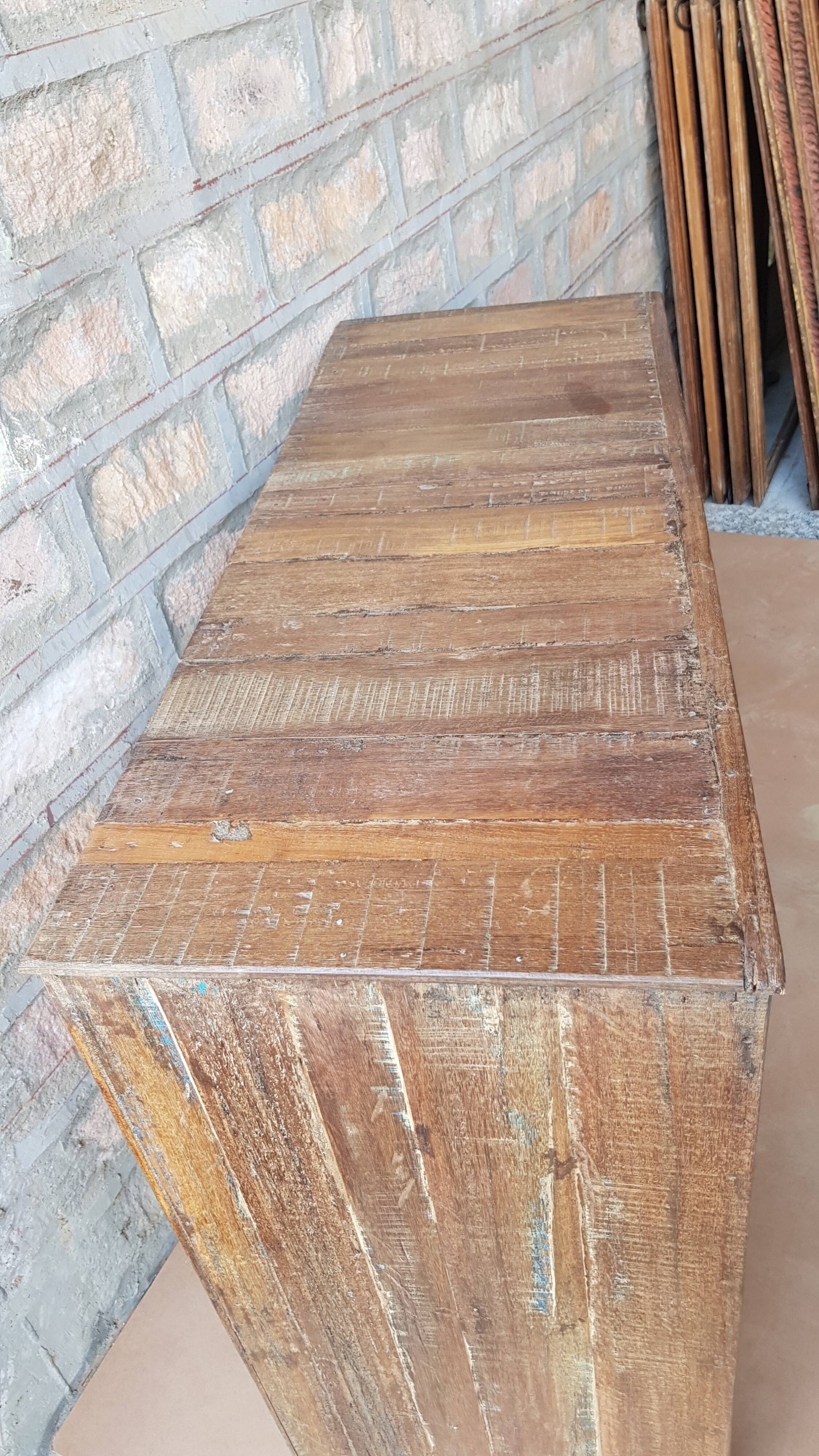 Ancient tribal buffet in Burmese teak