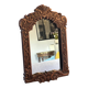 Antique wall mirror, hand-carved, vintage, 1920s