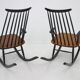 Rocking-chairs en hêtre de Varjosen Puunjalostus dans les années 1960, Finlande