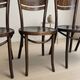 Set of 4 ton wooden dining chairs, 20th century, czechoslovak, 90 × 46 cm