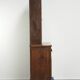 Antique English oak buffet/bookcase from 19th century with original glass