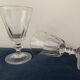 Suite of 5 old Baccarat walking glasses in crystal and glass