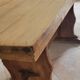 Monastery dining table, farmhouse, solid oak, antique vintage.