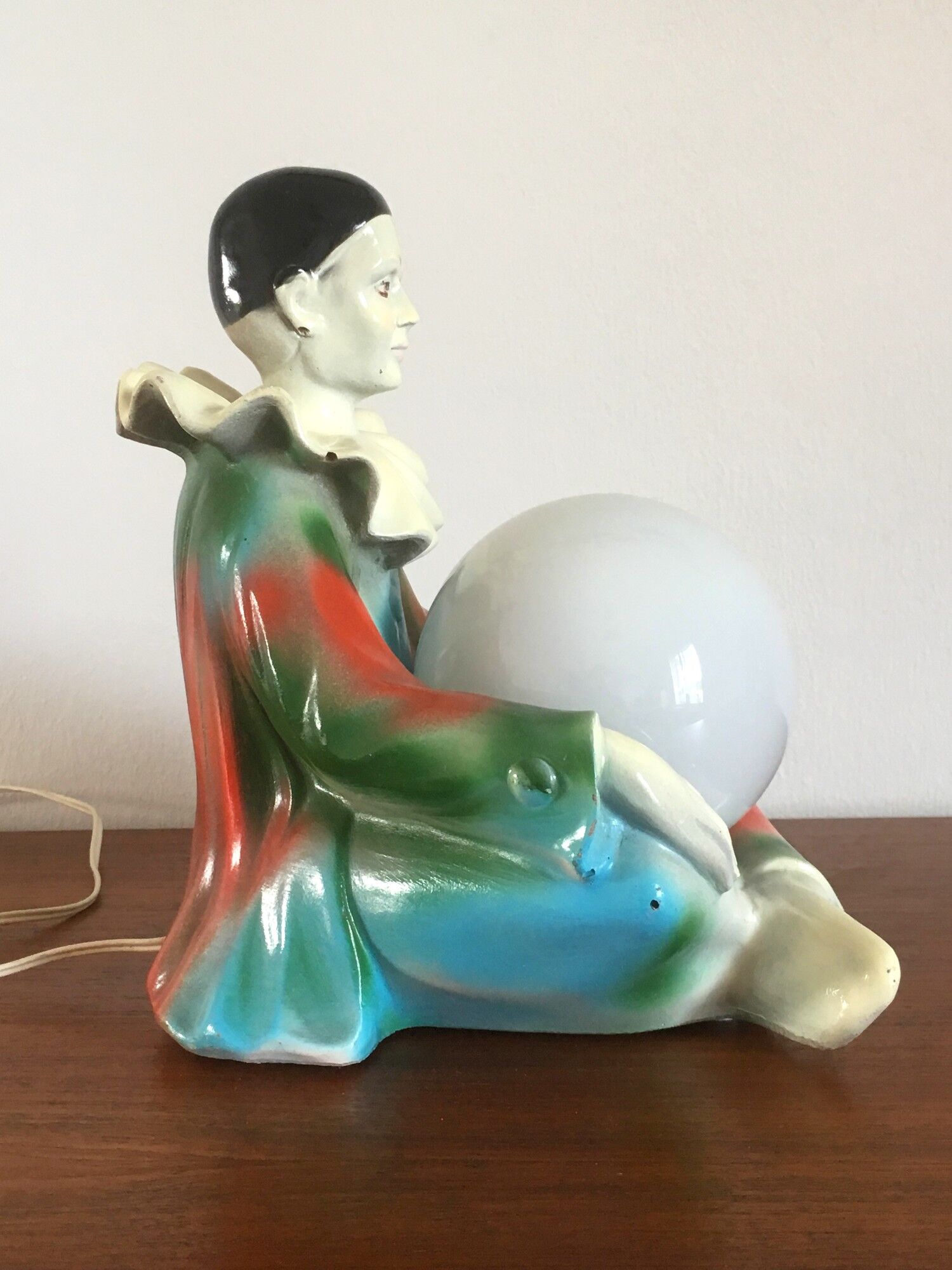 Pierrot vintage 60s lamp