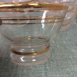 Lot of 6 golden ramekins