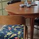 Scandinavian oval teak table with integrated extensions, 1960s, as good as new.