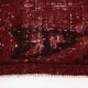 3x11 Shade Of Wine Red Handmade Turkish Vintage Runner Rug