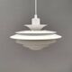 Danish hanging lamp from the 1980s, manufactured by Jeka, model 1029-P.