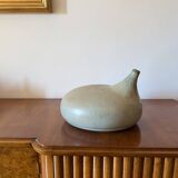 Mid-century organic modern gres vase, Franco Bucci Italy ca. 1970