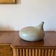 Mid-century organic modern gres vase, Franco Bucci Italy ca. 1970
