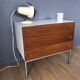 Brasilia-werk dresser white and teak 3 drawers years 60
