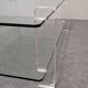 Glass and Lucite coffee table by Karl Springer, USA circa 1980