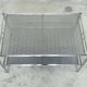 Chrome metal coffee table