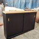 Sliding workbench with shallow depth