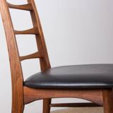 Set of 4 Danish Liz chairs in rosewood by Niels Kofoed, 1960s.