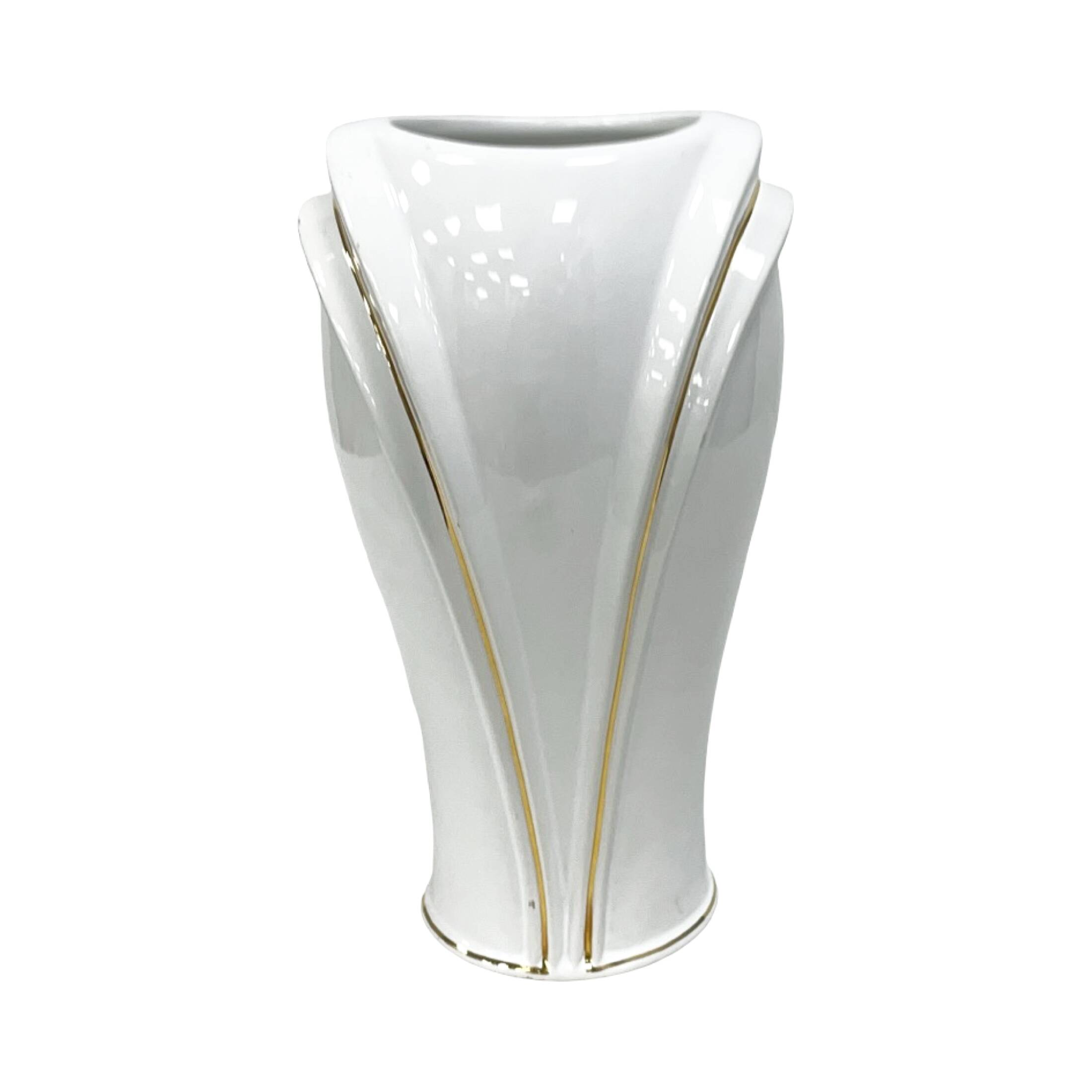 Elegant Porcelain Vase Welz Pfungstadt, Germany 1970s
