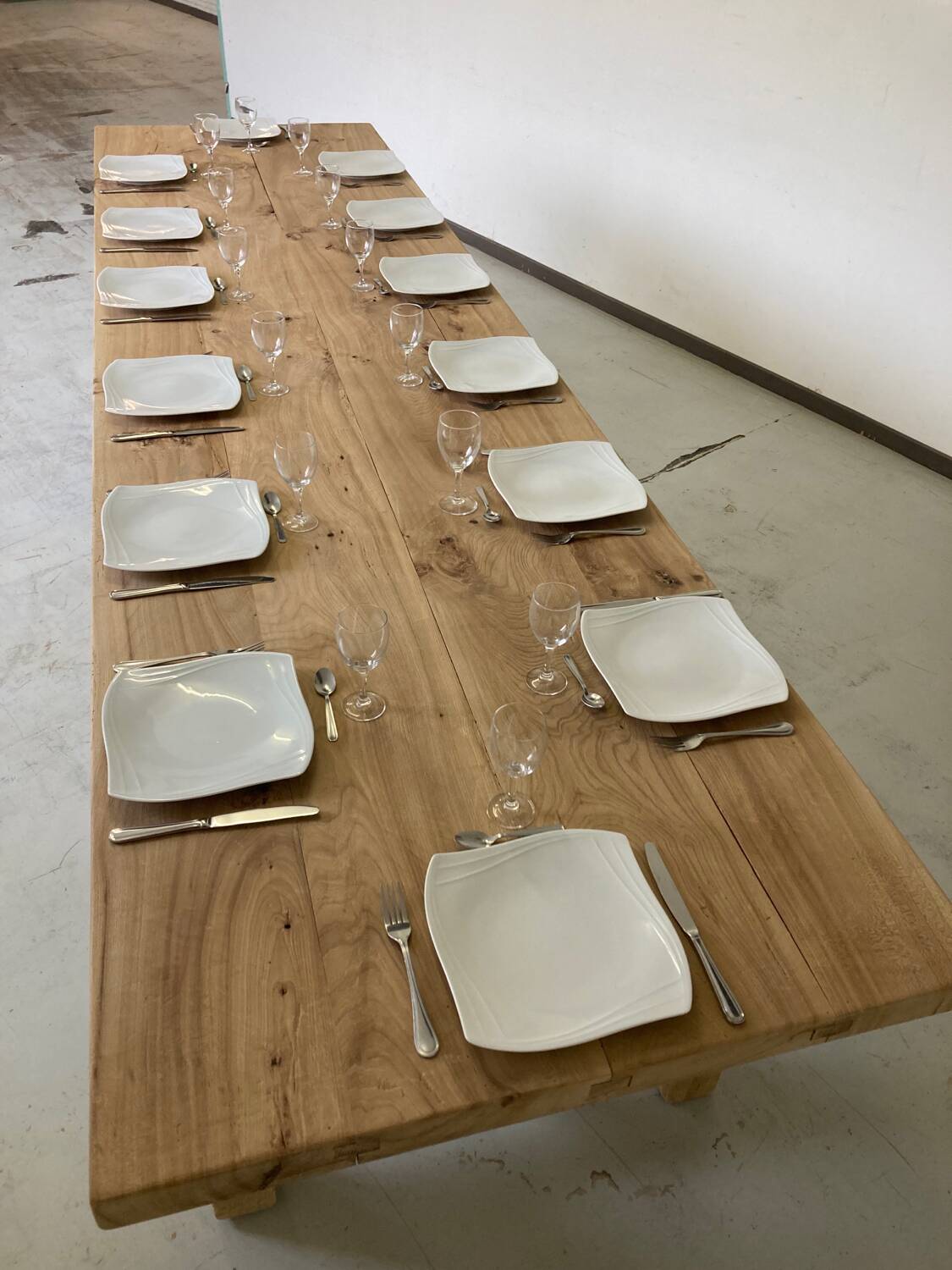 Table de ferme XXXL en 6 pieds