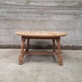 bleached oak coffee table 1950
