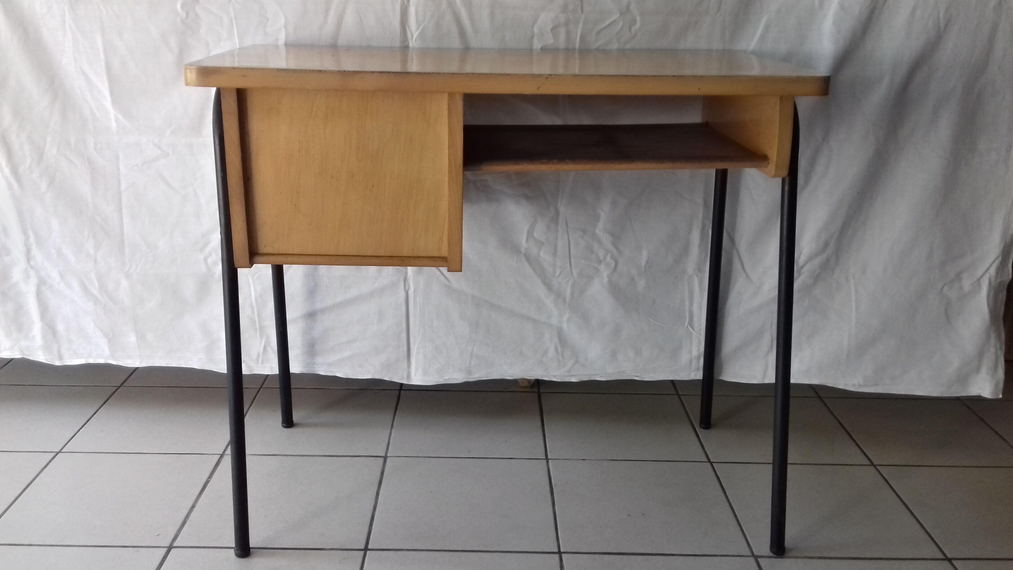 Bureau bois et chaise