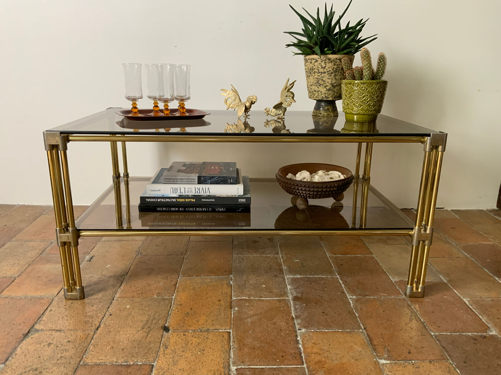 Table basse des années 70