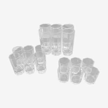 18 Luminarc glasses 3 sizes