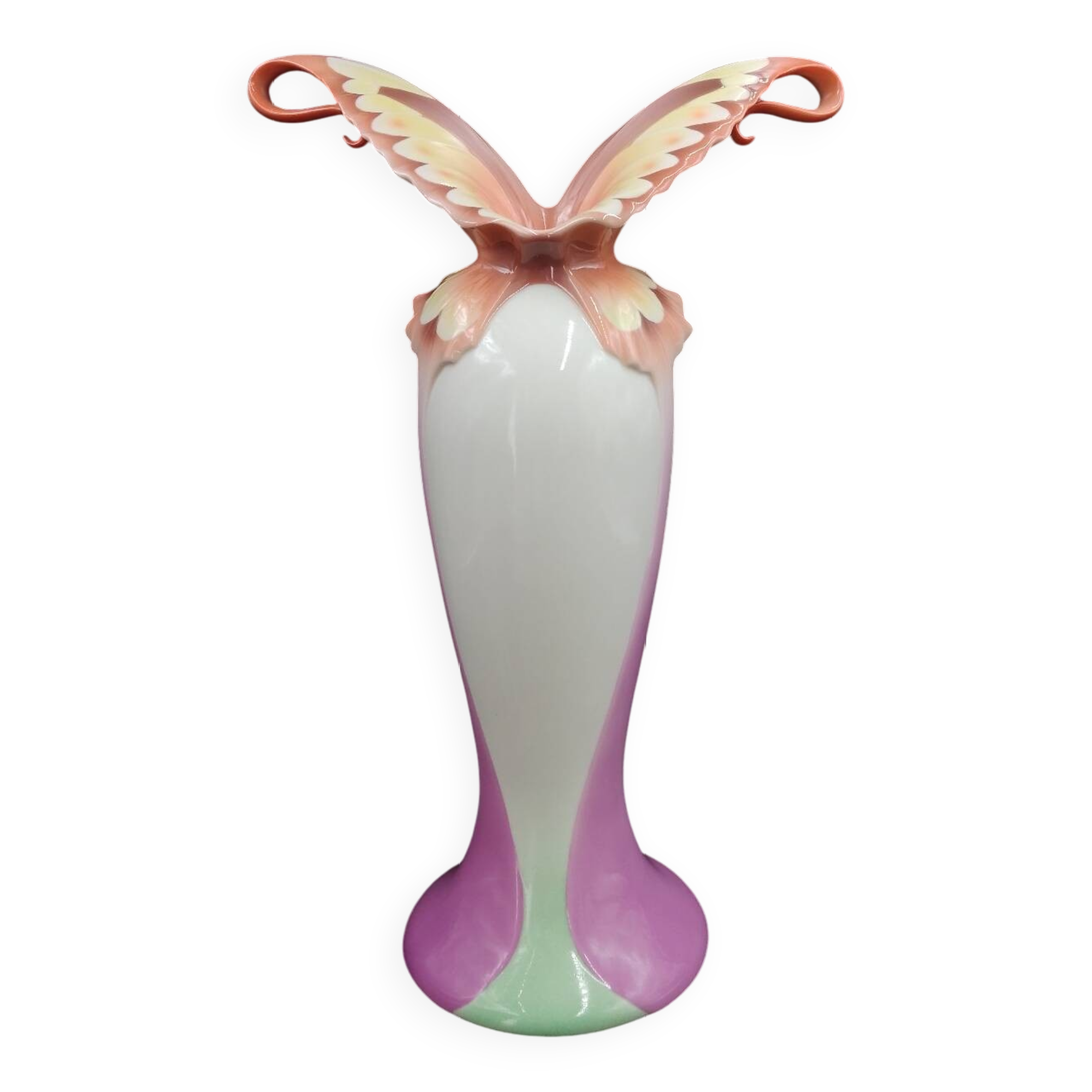 Fine porcelain vase collection franz papillon xp1692 jen woo