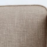 A set of 2 beautiful made Art Deco armchairs with grey upholstery, France, 1930