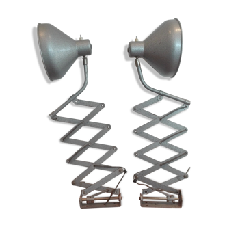 Pair of workshop sconces