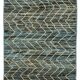 Handmade Tribal Decorative 90 cm x 290 cm Blue Wool Runner Carpet