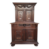 Louis XIII walnut diminutive buffet