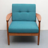 1960s armchair in petrol
