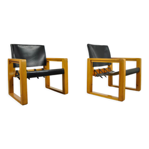 Rares chaises longues safari modernes