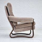 1970s, Danish lounge chair, original very good condition, corduroy.