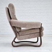 1970s, Danish lounge chair, original very good condition, corduroy.
