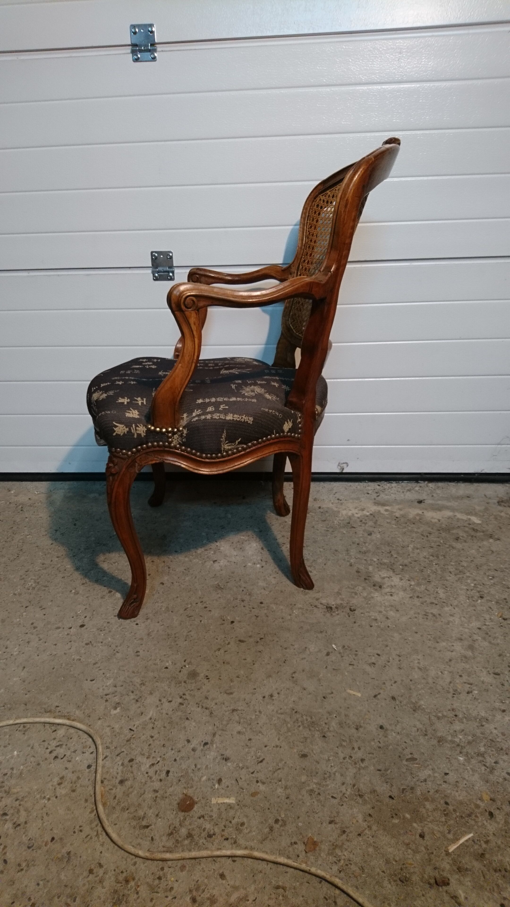 Louis XV period office armchair