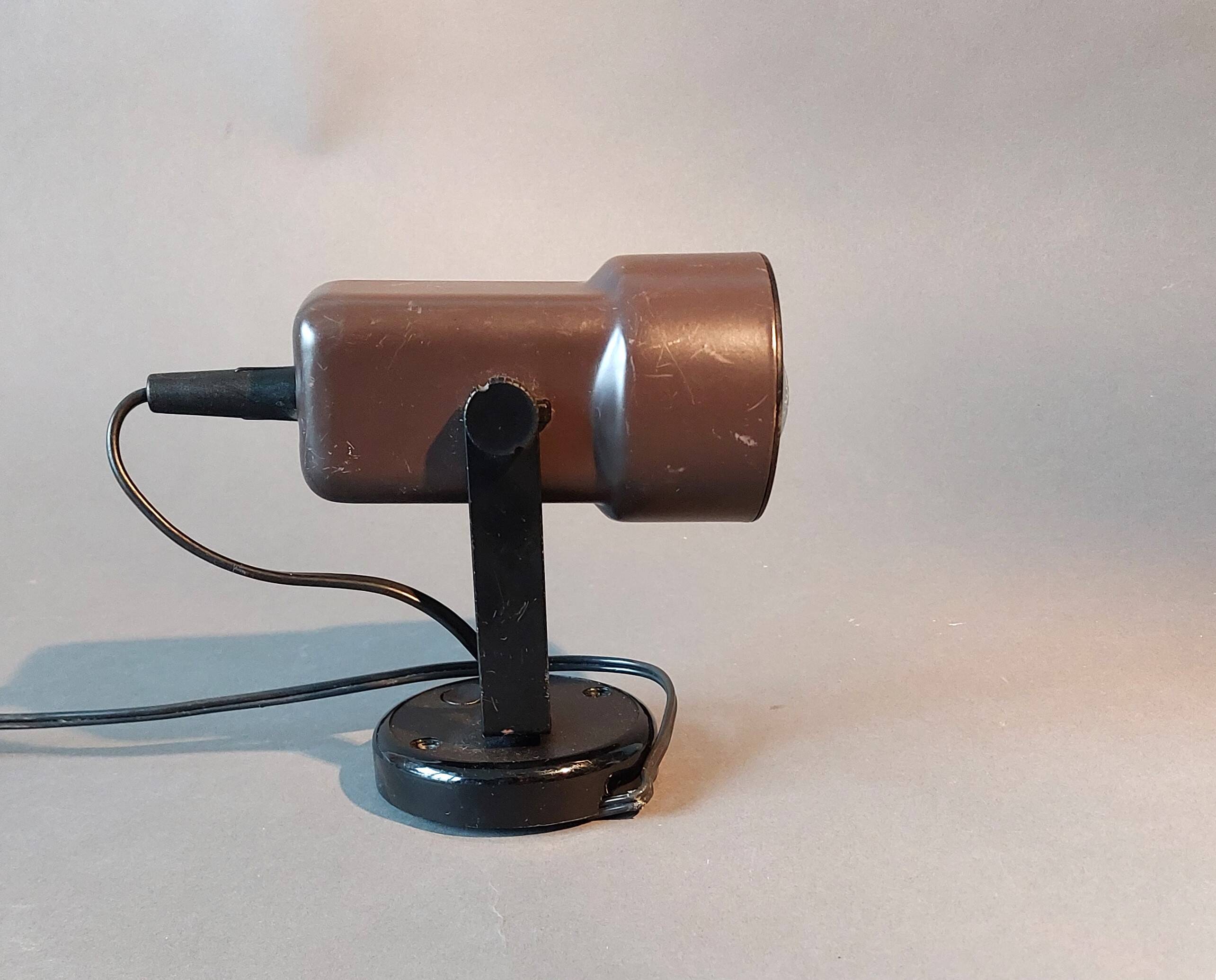 West Germany adjustable wall light in brown metal vintage 1960/1970.