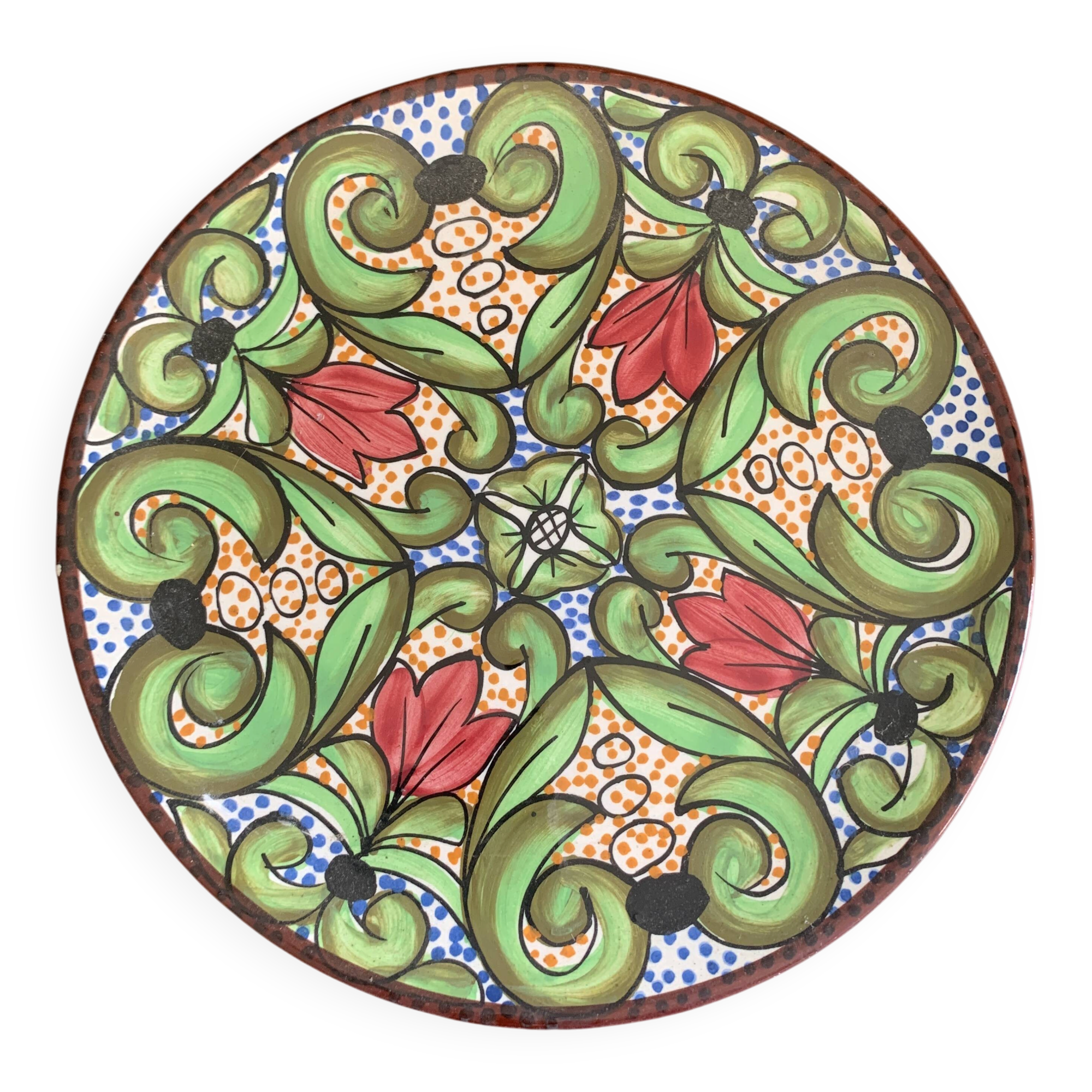 Decorative plate Saljo Crespo