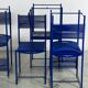 Set of 7 chairs Spaghetti 101 by Giandomenico Belotti for Alias 80s
