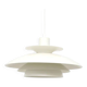 White Scandinavian lamp, 1970s