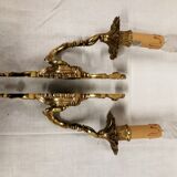 Paire d' appliques en bronze