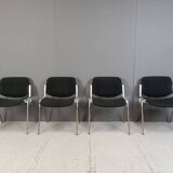 Vintage Dsc 106 Side Chairs By Giancarlo Piretti For Castelli, Set Of 4